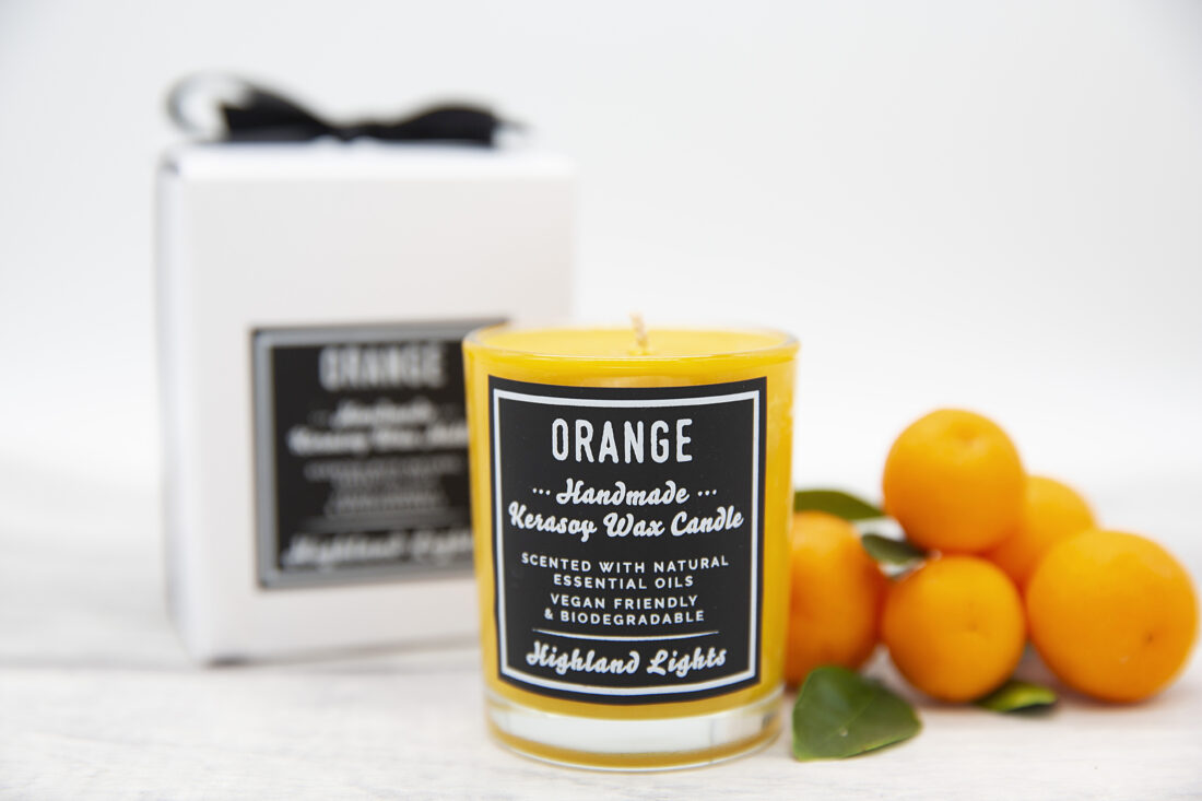 Orange Candle - Image 4